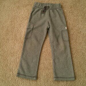 Carter's Boy Long Pants Terry Cloth Grey Size 5 100% Polyester